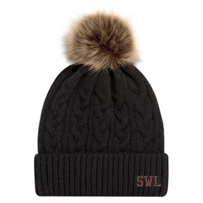 AJM Adult SWL Embroidered Pom-Pom Toque Thumbnail