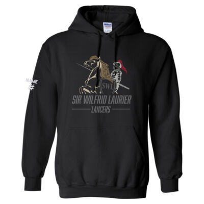 Gildan Unisex SWL Knight Printed Hoodie Thumbnail