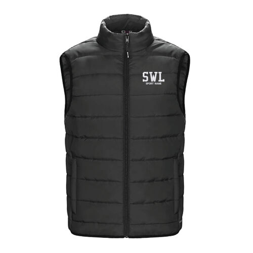 Chill Unisex Custom Athletics Embroidered Puffy Vest Thumbnail